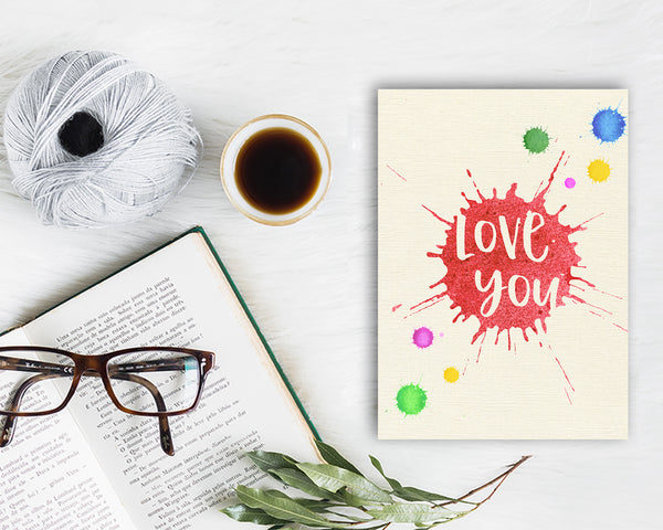 Love You Friendship Customized Greeting Card