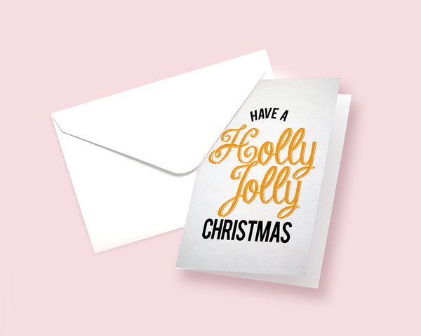 Have a holly jolly christmas Personalized Holiday Greeting Card Gifts