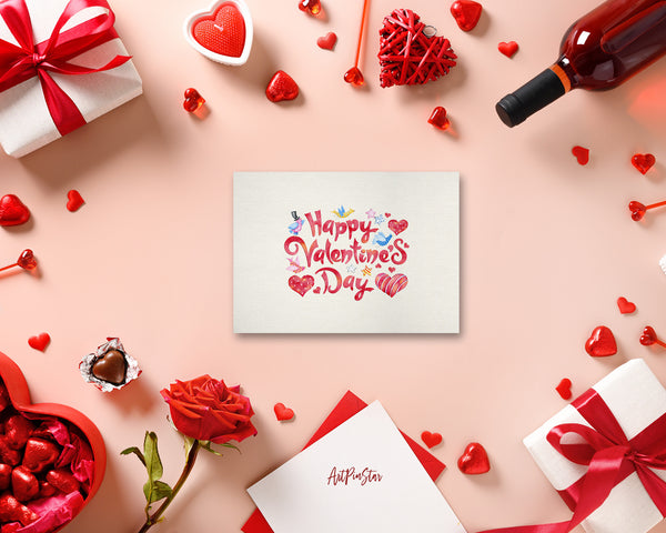Happy Valentine's Day Customized Greeting Card