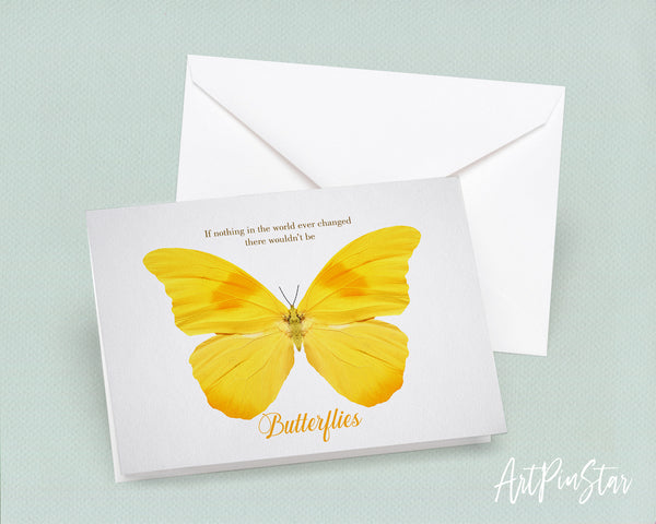 If nothing in the world ever changed there wouldn’t be butterflies Bird Animal Greeting Cards
