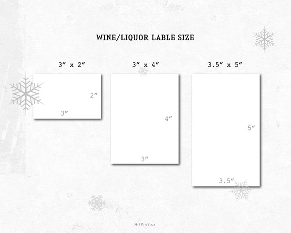 Merry Christmas Holiday Customizable Label
