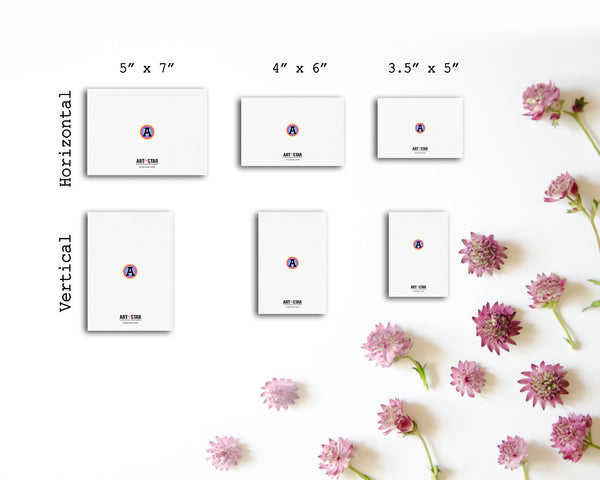 Cherry Blossom, Japan Landscape Custom Greeting Cards