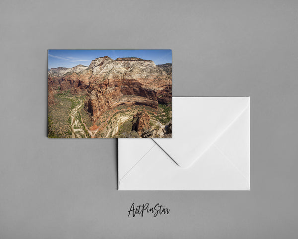 Zion Canyon National Park, Utah Landscape Custom Greeting Cards
