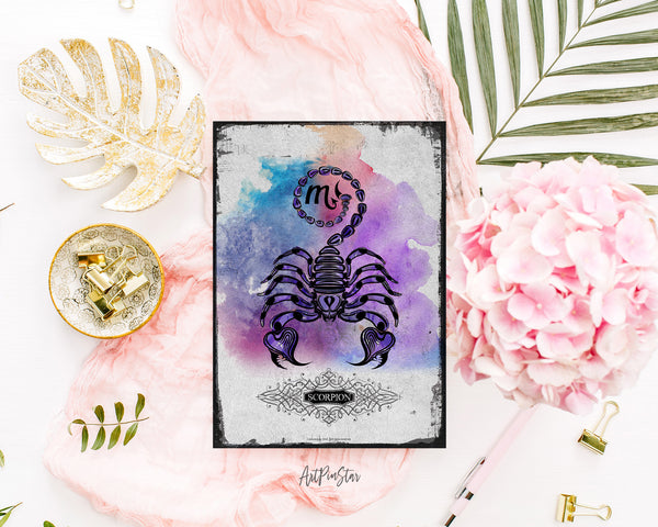 Horoscope Scorpio Prediction Yearly  Astrology Art Customized Gift Cards