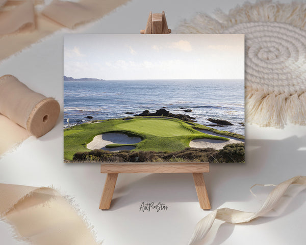 Pebble Beach Golf Course, Monterey, California Landscape Custom Greeting Cards