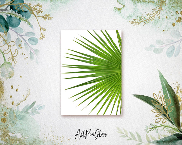Palm Leaf Botanical Garden Customized Greeting Card