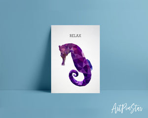 Relax Horse Fish Animal Greeting Cards