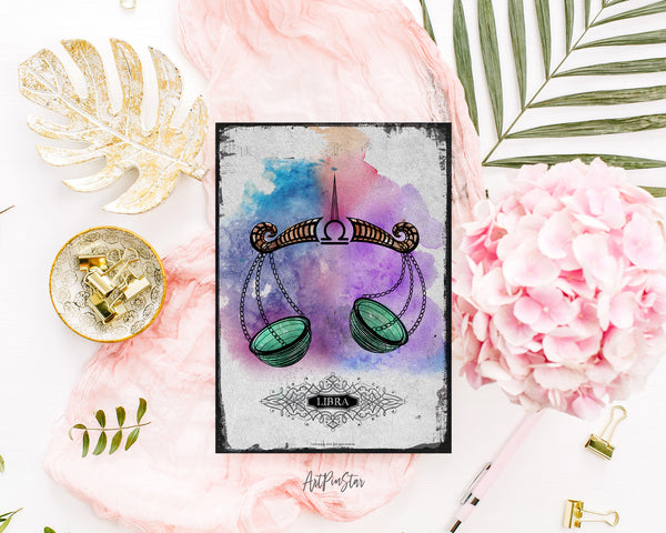 Horoscope Libra Prediction Yearly  Astrology Art Customized Gift Cards