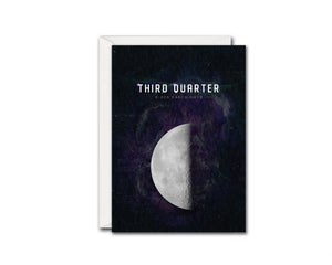 Third Quarter Moon Lunar Phases Customizable Greeting Card