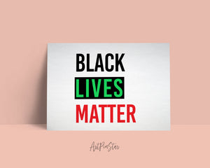 Black Lives Matter, LGBTQIA Greeting Cards Pride Month with Rainbow