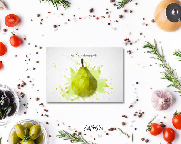 Pear fruite is always good Food Customized Gift Cards