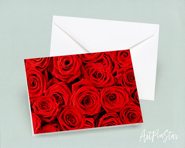 Roses Flower Photo Art Customized Gift Cards
