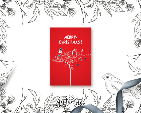 Merry Christma Personalized Holiday Greeting Card Gifts