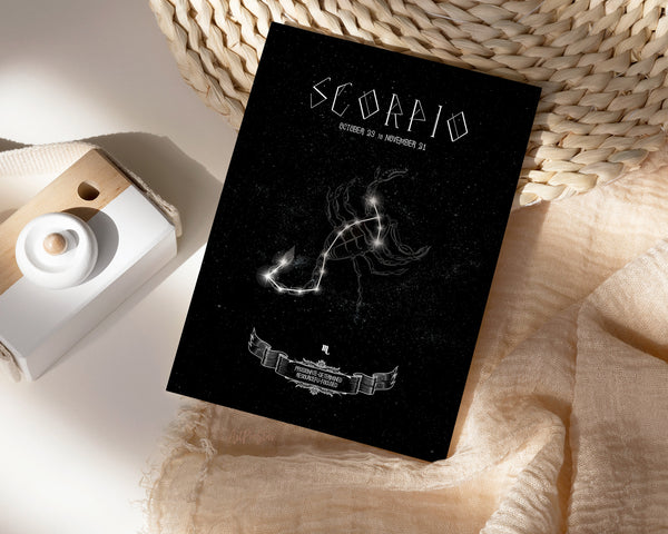 Astrology Scorpio Prediction Yearly Art Horoscope Customized Gift Cards