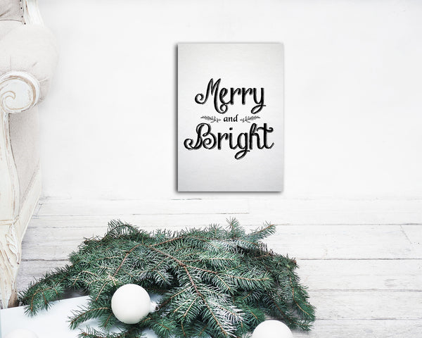 Merry and Bright Personalized Holiday Greeting Card Gifts