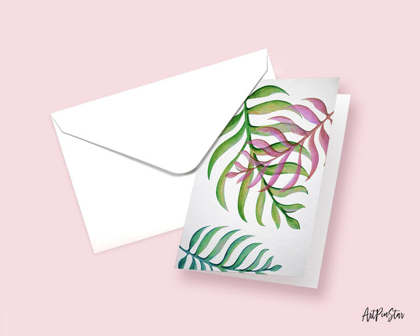 Jungle Element Botanical Garden Customized Greeting Card