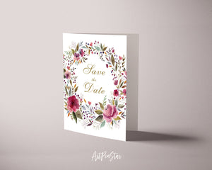 Love The Date Happiness Quote Customized Greeting Cards