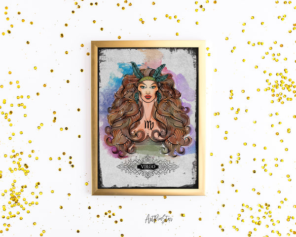 Horoscope Virgo Prediction Yearly  Astrology Art Customized Gift Cards