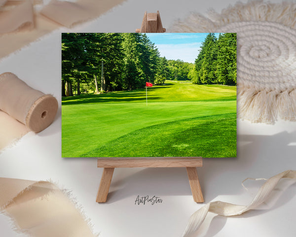 Vancouver Golf Course, Canada Landscape Custom Greeting Cards