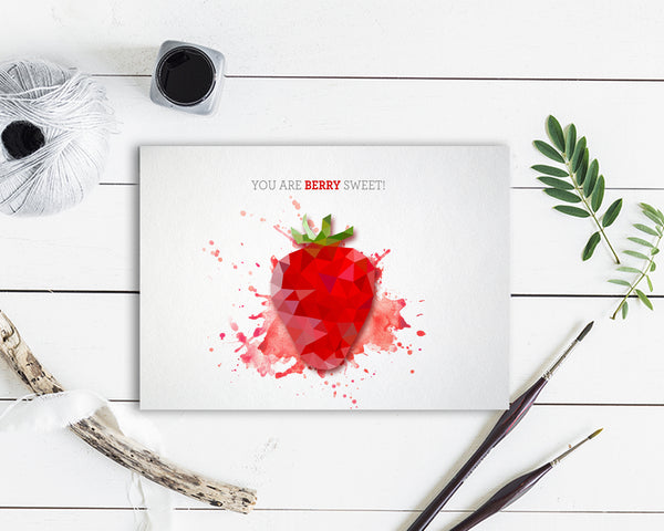 You are berry sweet Food Customized Gift Cards